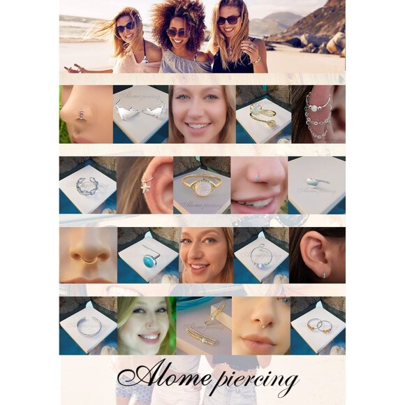 ⚡Gold Opal Bead Ring for Women Elegant Adjustable Band Minimalist Jewelry Gift - Picture 9 of 9